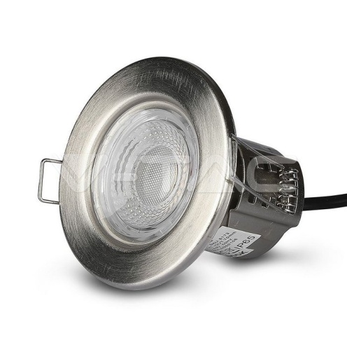 5W LED Луна Пожароустоичива Никел Димираща 3000К - изглед 5