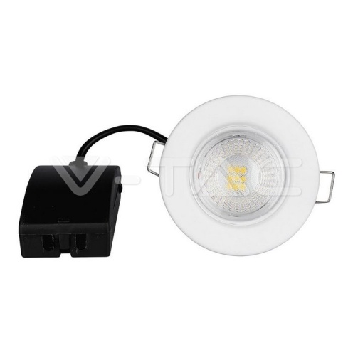 5W LED Луна Пожароустоичива Бяла Димираща 6400К - изглед 10