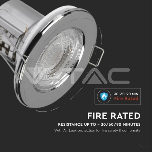 5W LED Луна Пожароустоичива Хром Димираща 4000К - изглед 16 - rZ commerce 5W LED Луна Пожароустоичива Хром Димираща 4000К - изглед 16