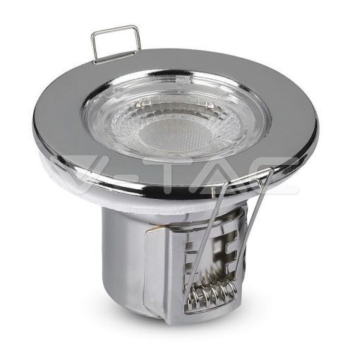 5W LED Луна Пожароустоичива Хром Димираща 4000К - изглед 1 - rZ commerce 5W LED Луна Пожароустоичива Хром Димираща 4000К - изглед 1