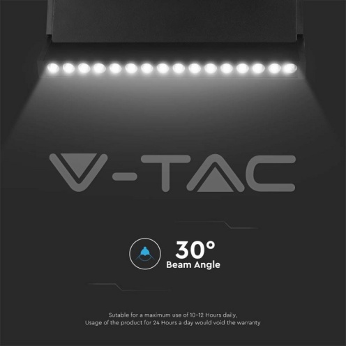 18W LED Магнитно Релсово SMART Тяло Черно 3 в 1 1500lm - изглед 3