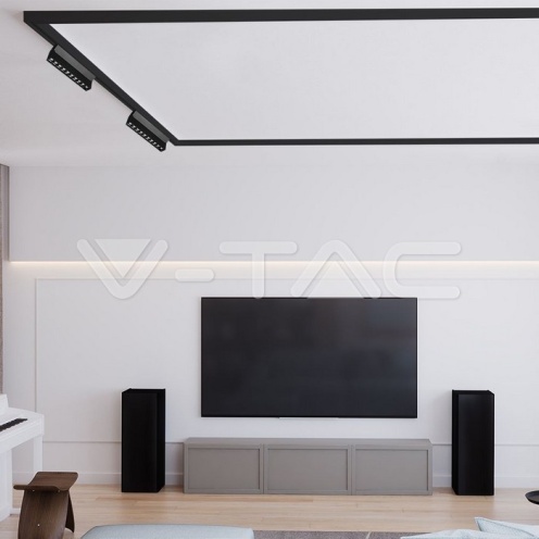 18W LED Магнитно Релсово SMART Тяло Черно 3 в 1 1500lm - изглед 8