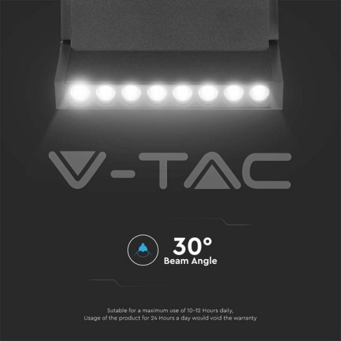 10W LED Магнитно Релсово SMART Тяло Черно 3 в 1 - изглед 3