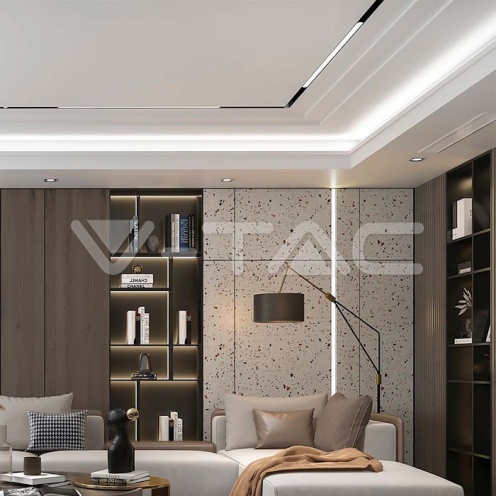 20W LED Магнитно Релсово SMART Тяло Черно 3 в 1 - изглед 8