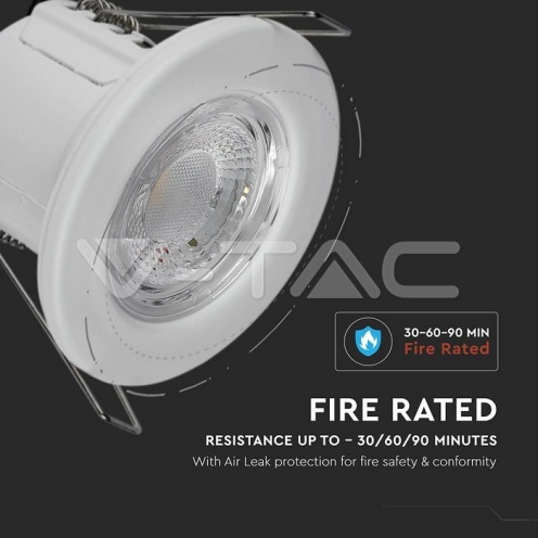 5W LED Луна Пожароустоичива Бяла Димираща 6400К - изглед 14