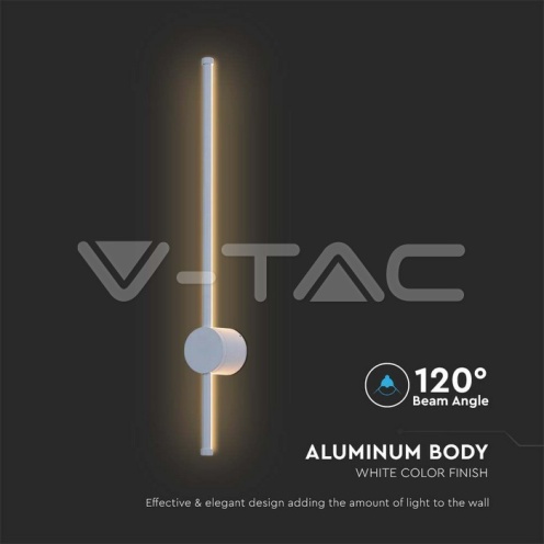 12W Стенна Лампа Бяло Тяло 4000K IP54 - изглед 3 - rZ commerce 12W Стенна Лампа Бяло Тяло 4000K IP54 - изглед 3
