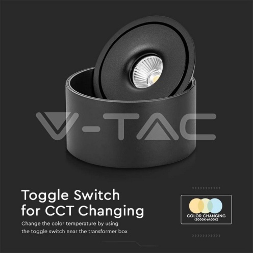 28W LED Луна Външен Монтаж 3 в 1 Черно Тяло 2500lm - изглед 8 - rZ commerce 28W LED Луна Външен Монтаж 3 в 1 Черно Тяло 2500lm - изглед 8