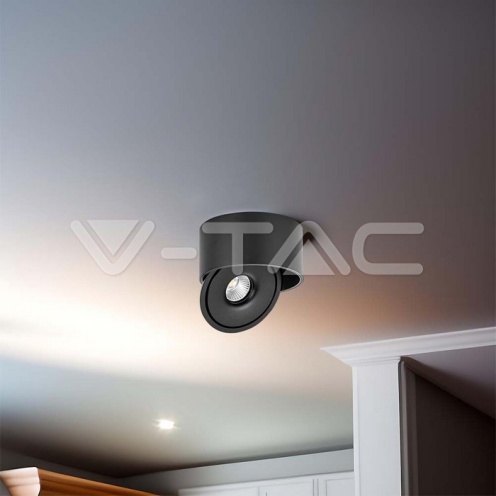 28W LED Луна Външен Монтаж 3 в 1 Черно Тяло 2500lm - изглед 3 - rZ commerce 28W LED Луна Външен Монтаж 3 в 1 Черно Тяло 2500lm - изглед 3