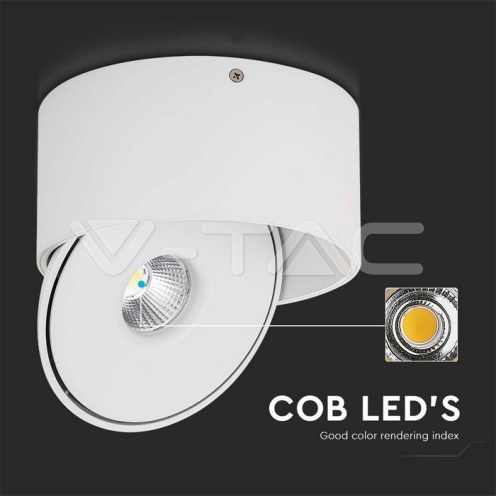 20W LED Луна Външен Монтаж 3 в 1 Бяло Тяло 1550lm - изглед 3 - rZ commerce 20W LED Луна Външен Монтаж 3 в 1 Бяло Тяло 1550lm - изглед 3