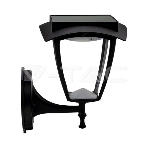 2W LED Соларна Стенна Лампа Черен Мат 3000К+6000К - изглед 5 - rZ commerce 2W LED Соларна Стенна Лампа Черен Мат 3000К+6000К - изглед 5