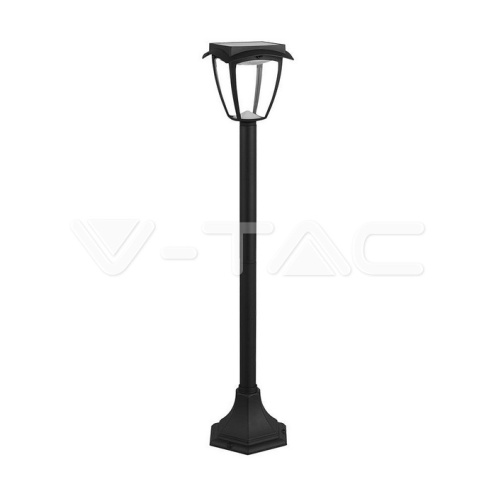2W LED Соларна Наземна Лампа Черен Мат 3в1 /1/ - изглед 1
