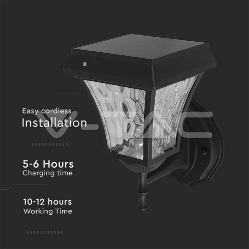2W LED Соларна Стенна Лампа 3в1 - изглед 2 - rZ commerce 2W LED Соларна Стенна Лампа 3в1 - изглед 2