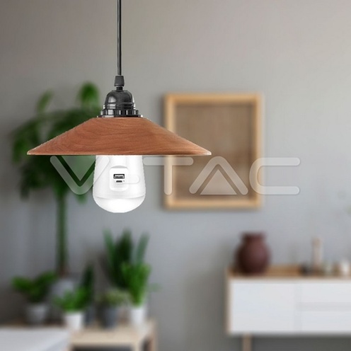 LED Крушка - 7W Соларна 3в1 С Дистанционно - изглед 9