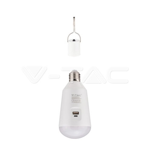 LED Крушка - 7W Соларна 3в1 С Дистанционно - изглед 10