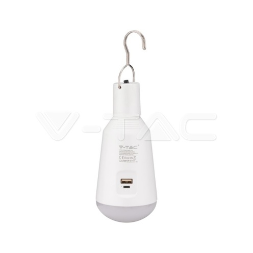 LED Крушка - 7W Соларна 3в1 С Дистанционно - изглед 1