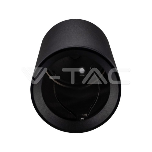 GU10 Отливка Външен Монтаж Черна H:100mm - изглед 2