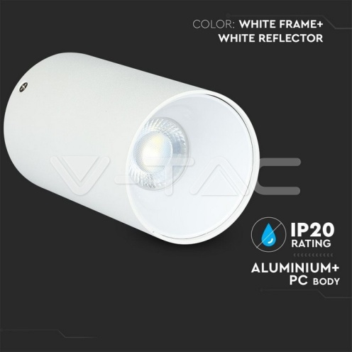GU10 Корпус Кръг Бяло + Бяло - изглед 7 - rZ commerce GU10 Корпус Кръг Бяло + Бяло - изглед 7