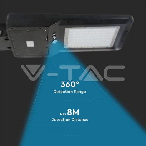 40W Улична Лампа Соларна Черно Тяло 4000К 120LM/W - изглед 4 - rZ commerce 40W Улична Лампа Соларна Черно Тяло 4000К 120LM/W - изглед 4