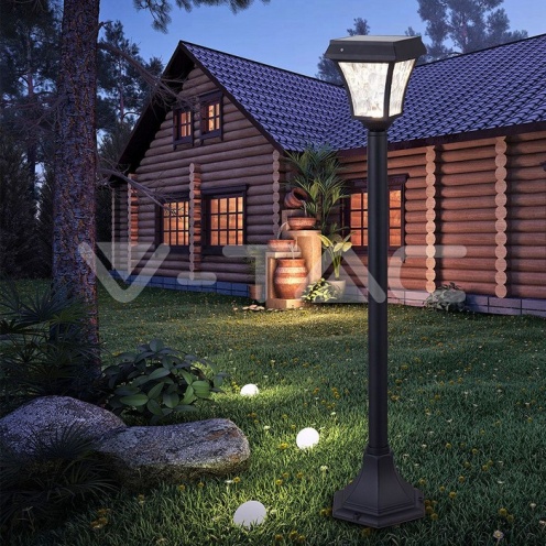 2W LED Соларна Лампа Със Стълб Черен Мат 3000К+6000К - изглед 9 - rZ commerce 2W LED Соларна Лампа Със Стълб Черен Мат 3000К+6000К - изглед 9