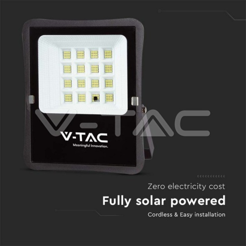 12W LED Соларен Прожектор 6400К - изглед 13