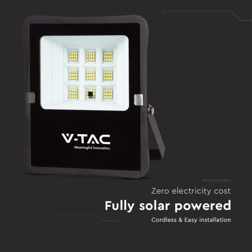 6W LED Соларен Прожектор 6400К - изглед 13