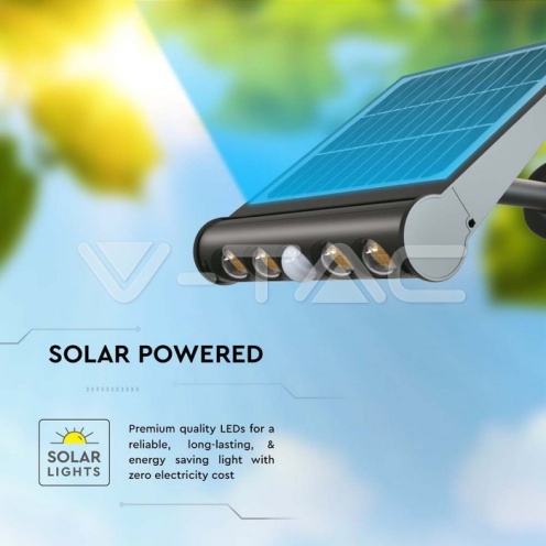 8W LED Соларна Стенна Лампа 3000К - изглед 17
