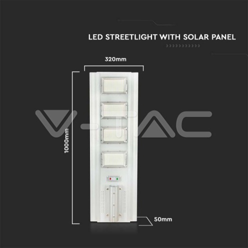 50W Улична Лампа Соларна 4000К 4300Lm - изглед 10 - rZ commerce 50W Улична Лампа Соларна 4000К 4300Lm - изглед 10