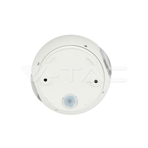 6W Стенна Лампа Бяла Кръг IP65 Две Посоки 4000К - изглед 5