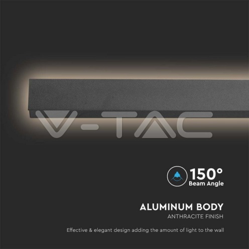 20W LED Линейна Стенна Лампа - изглед 3 - rZ commerce 20W LED Линейна Стенна Лампа - изглед 3