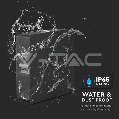 4W Стенна Лампа Черно Тяло Квадрат 3000К IP65 - изглед 11 - rZ commerce 4W Стенна Лампа Черно Тяло Квадрат 3000К IP65 - изглед 11
