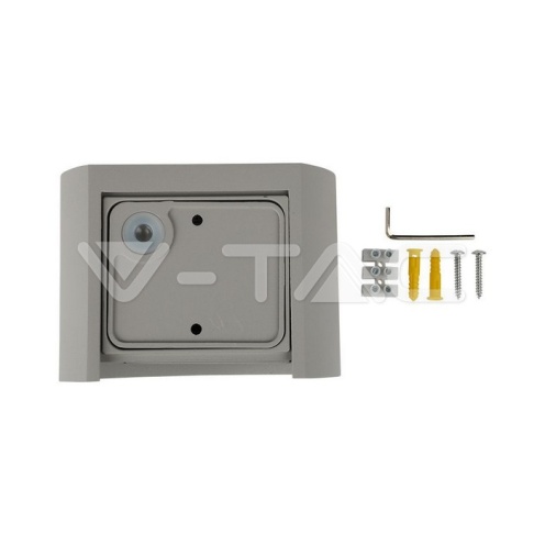 6W Аплик Сиво Тяло Кръг IP65 4000K - изглед 4 - rZ commerce 6W Аплик Сиво Тяло Кръг IP65 4000K - изглед 4