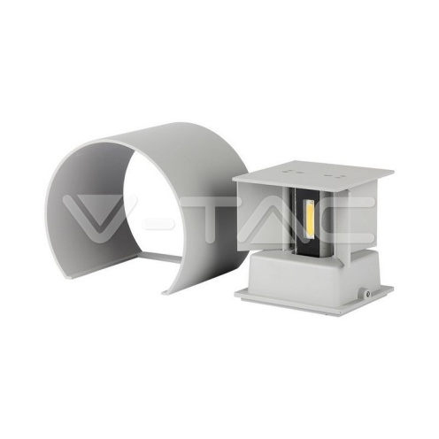 6W Аплик Сиво Тяло Кръг IP65 4000K - изглед 3 - rZ commerce 6W Аплик Сиво Тяло Кръг IP65 4000K - изглед 3