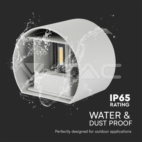 6W Аплик Сиво Тяло Кръг IP65 4000K - изглед 7 - rZ commerce 6W Аплик Сиво Тяло Кръг IP65 4000K - изглед 7