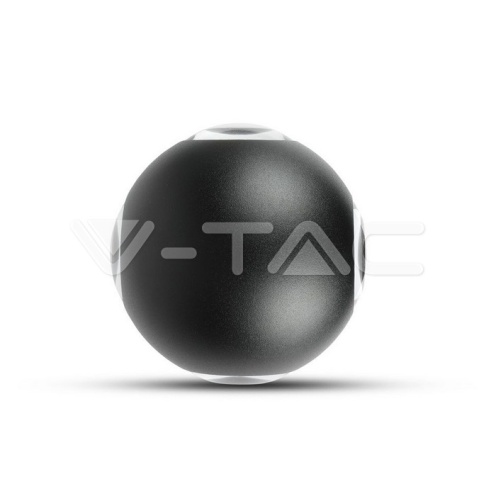 4W Стенна Лампа Черно Тяло Кръг 3000К IP65 - изглед 2 - rZ commerce 4W Стенна Лампа Черно Тяло Кръг 3000К IP65 - изглед 2