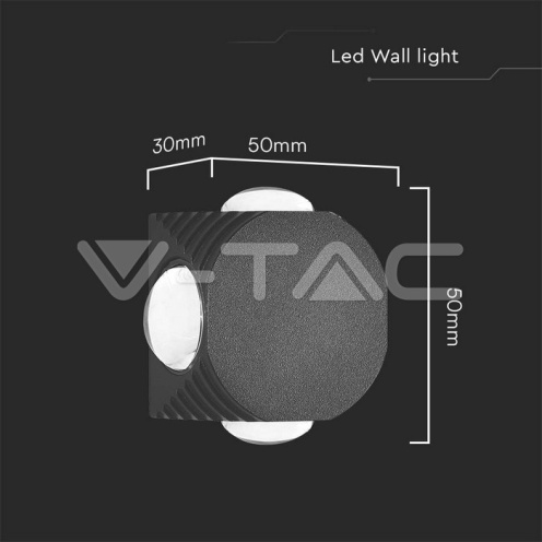 4W LED COB Луна 4000K Черно Тяло 390lm - изглед 6 - rZ commerce 4W LED COB Луна 4000K Черно Тяло 390lm - изглед 6