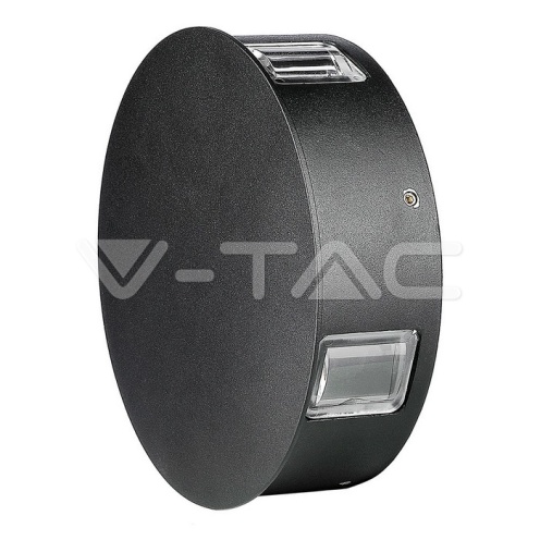 4W Стенна Лампа Черно Тяло Кръг 4000К IP65 /1/ - изглед 1