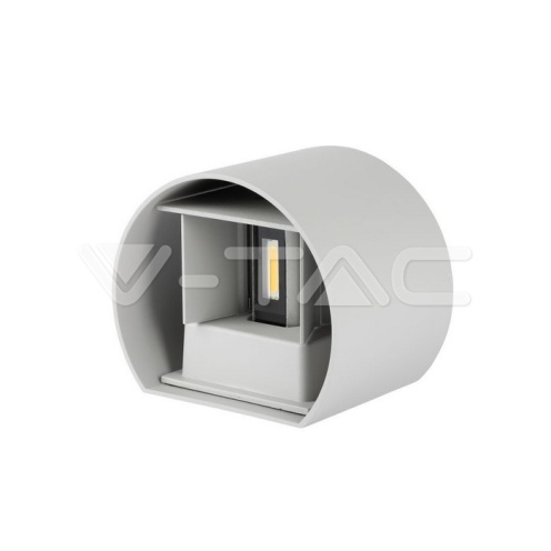 6W Аплик Bridglux Chip Сиво Тяло Кръг 3000K - изглед 1 - rZ commerce 6W Аплик Bridglux Chip Сиво Тяло Кръг 3000K - изглед 1