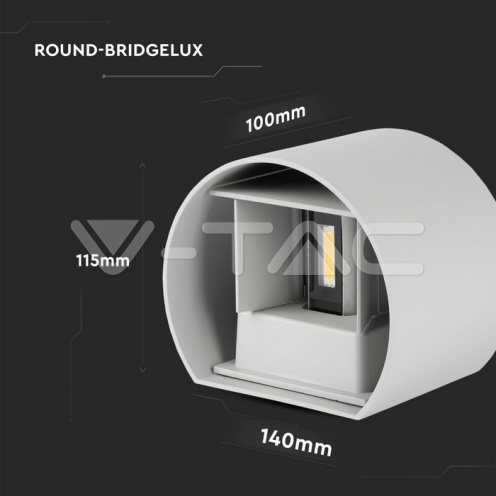 6W Аплик Bridglux Chip Сиво Тяло Кръг 3000K - изглед 7 - rZ commerce 6W Аплик Bridglux Chip Сиво Тяло Кръг 3000K - изглед 7