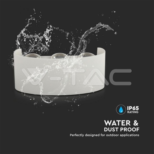 6W Стенна Лампа Пясъчно Бяло Т. 3000К IP54 - изглед 7 - rZ commerce 6W Стенна Лампа Пясъчно Бяло Т. 3000К IP54 - изглед 7