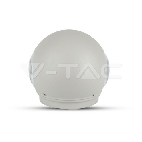 6W Стенна Лампа Сива Кръг IP65 Две Посоки 3000К - изглед 2