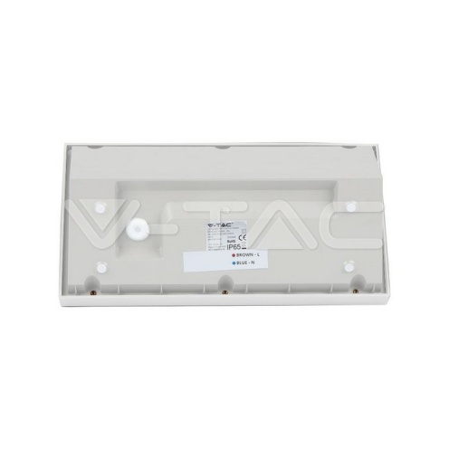 20W Фасаден Аплик Ъглов Бял 4200К IP65 - изглед 4