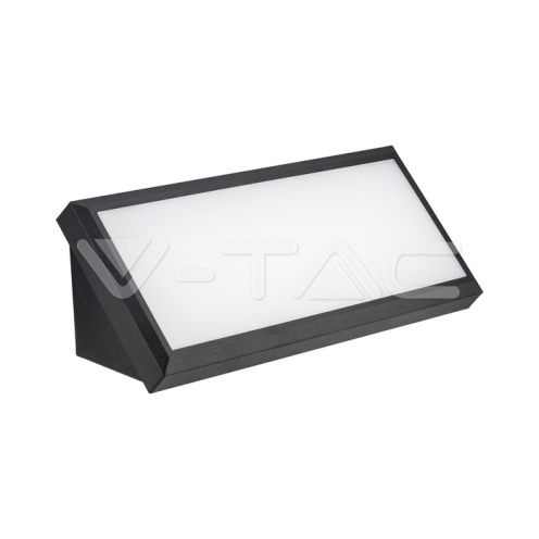 12W Фасаден Аплик Ъглов Черен 4200К IP65 - изглед 1
