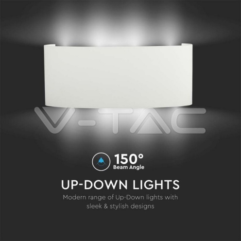 8W Стенна Лампа Пясъчно Бяло Тяло 4000К IP54 - изглед 6 - rZ commerce 8W Стенна Лампа Пясъчно Бяло Тяло 4000К IP54 - изглед 6