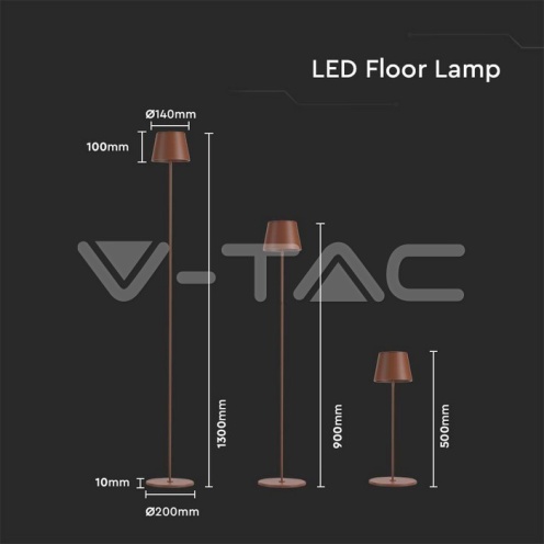 4W LED Настолна Лампа Презаредима Corten 3000K IP54 - изглед 10 - rZ commerce 4W LED Настолна Лампа Презаредима Corten 3000K IP54 - изглед 10