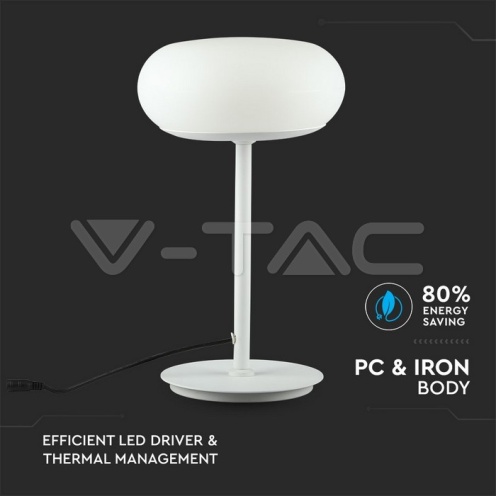 25W LED Настолна Лампа Бяла Димираща 3000K - изглед 3