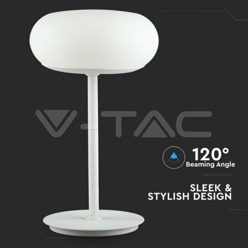 12W LED Настолна Лампа Бяла Димираща 3000K - изглед 5