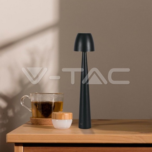 2W LED Настолна Лампа (80x370) 3в1 Димираща Черно Тяло - изглед 7