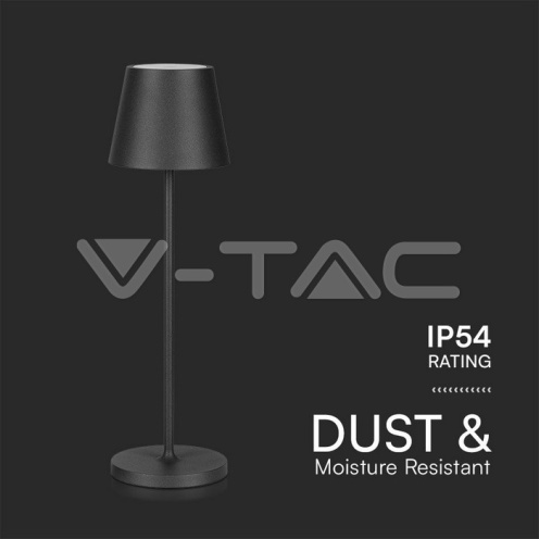 1.5W LED Настолна Лампа 3000K IP54 Пясък Черно Тяло - изглед 4