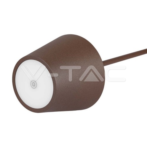 1.5W LED Настолна Лампа 3000K IP54 Пясък Кафяво Тяло - изглед 8 - rZ commerce 1.5W LED Настолна Лампа 3000K IP54 Пясък Кафяво Тяло - изглед 8
