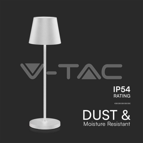 1.5W LED Настолна Лампа 3000K IP54 Пясък Бяло Тяло - изглед 4 - rZ commerce 1.5W LED Настолна Лампа 3000K IP54 Пясък Бяло Тяло - изглед 4